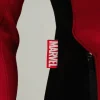 Deadpool hoodie red and black