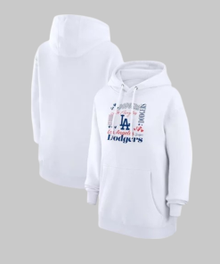 Dodgers g iii 4her by carl banks collage team hoodie white