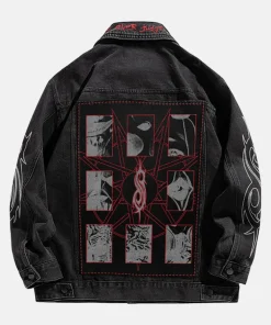 Don’t Ever Judge Me Cargo Jean Denim Jacket