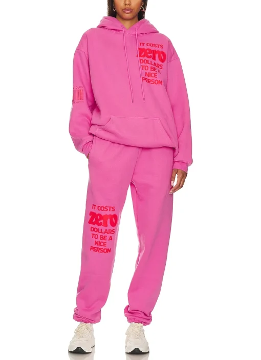 It Costs $0 Hoodie Pink Pullover Hoodie
