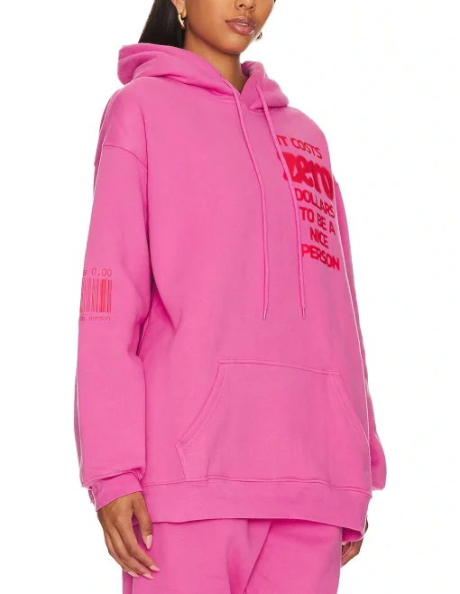 It Costs $0 Hoodie Pink