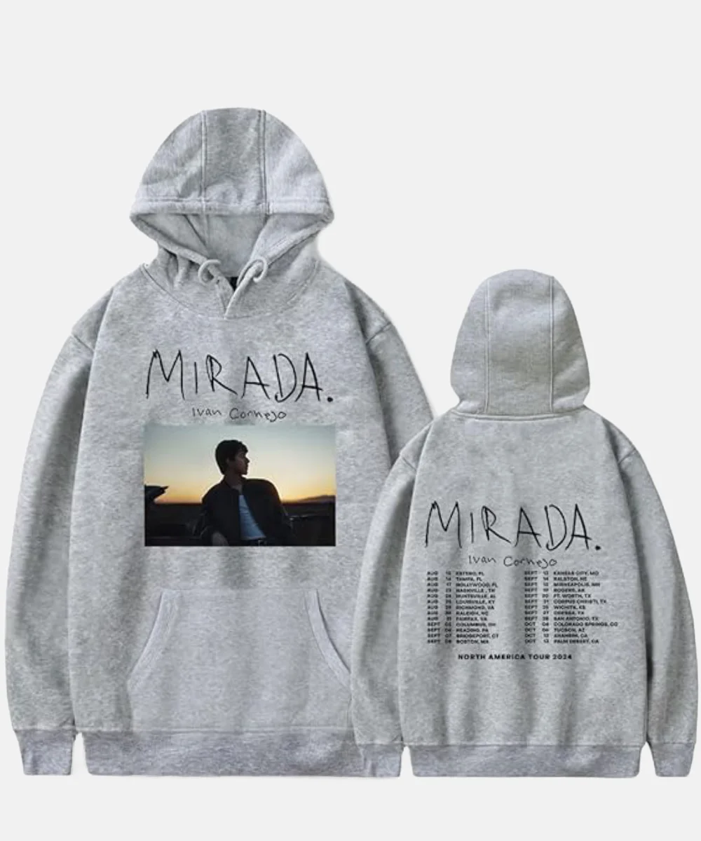 Ivan Cornejo Mirada Tour Merch Hoodie Gray