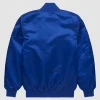 Jackie robinson dodgers satin blue starter jacket