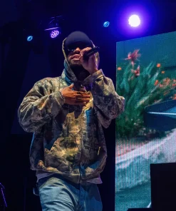 Larry June's Midnight Camo Organic Hoodie