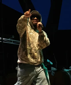 Larry June's Midnight Organic Camo Hoodie