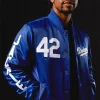 Los angeles dodgers jackie robinson jacket blue