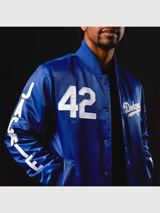 Los angeles dodgers jackie robinson jacket blue