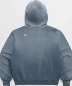 Madhappy-Crystal-Flower-Blue-Zip-Up-Hoodie