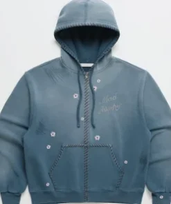 Madhappy-Crystal-Flower-Zip-Up-Hoodie-Blue