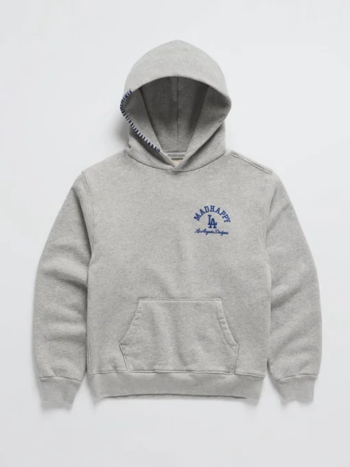 Madhappy dodgers fleece hoodie grey