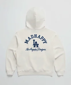 Madhappy dodgers white hoodie
