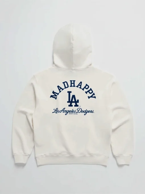 Madhappy dodgers white hoodie