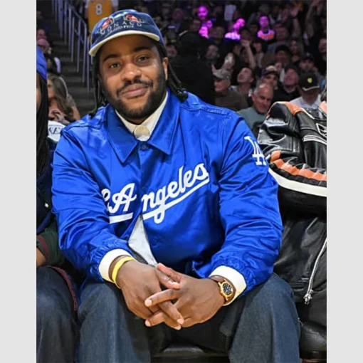 Malcolm washington los angeles dodgers satin jacket