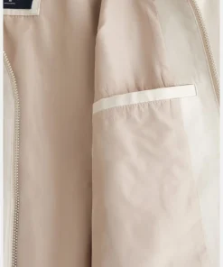 Memorial Tournament Cropped Zip Jacket Off White