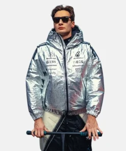 Mercedes-F1-Shiny-Silver-Jacket
