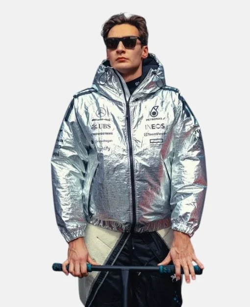 Mercedes-F1-Shiny-Silver-Jacket