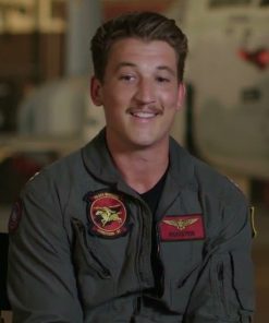 Miles teller top gun maverick green cotton jacket