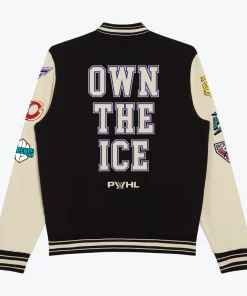 PWHL Peace Collective Own the Ice Letterman Jacket