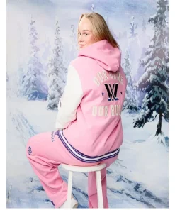 PWHL x Barbie by Peace Adult Letterman Jacket Women