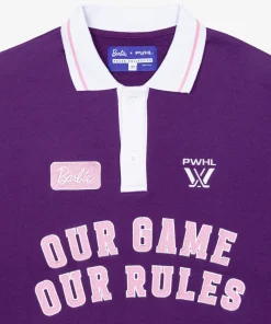 PWHL x Barbie by Peace Collective Adult Oversized Rugby Shirt Unisex