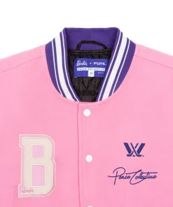 PWHL x Barbie x Peace Collective Letterman Jacket