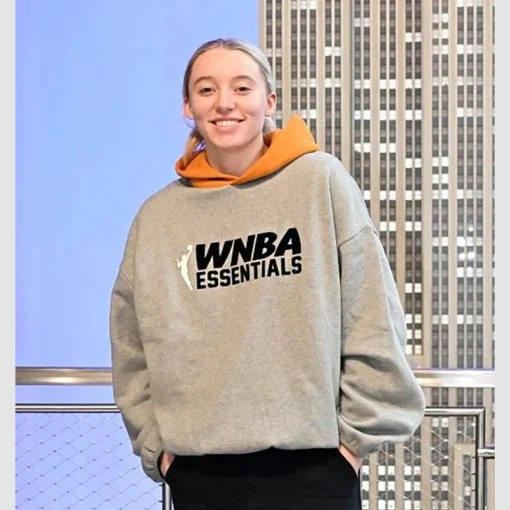 Paige bueckers essentials wnba hoodie grey