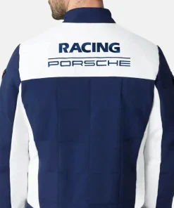 Porsche Racing Lightly Padded Men's Jacket with stand-up collar.