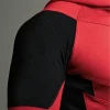 Red and black deadpool performance hoodie