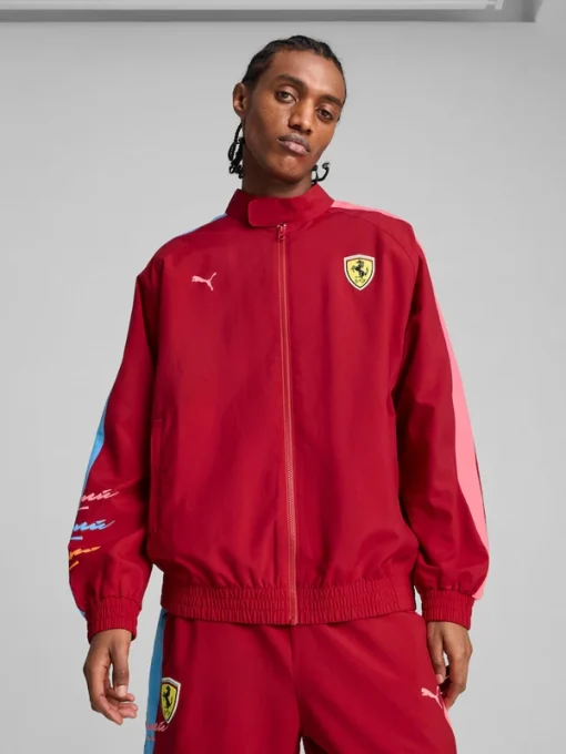 Scuderia ferrari puma miami t7 jacket red