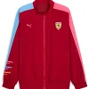 Scuderia ferrari puma special edition miami t7 jacket dark crimson unisex
