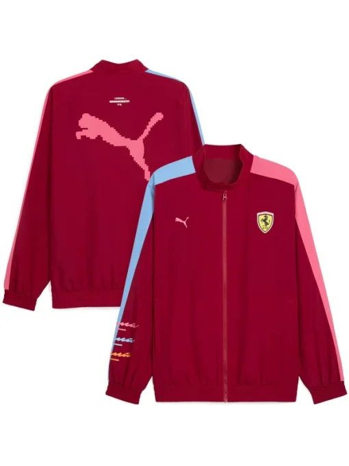 Scuderia ferrari puma special edition miami t7 jacket red