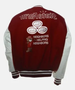 State Farm Travis Scott Cactus Jack Maroon Coachella Jacket