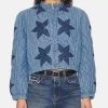 Sweet Magnolias Maddie Blue Floral Jacket