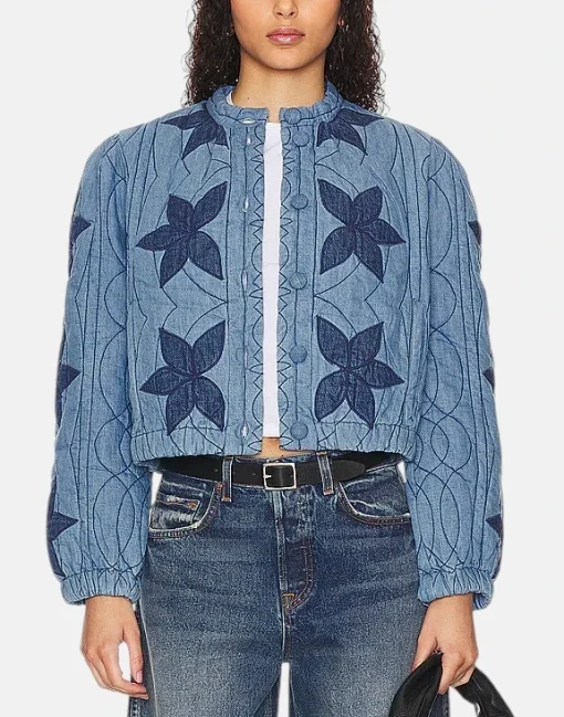 Sweet Magnolias Maddie Quilted Floral Jacket