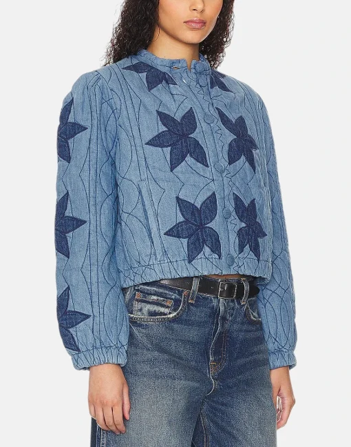 Sweet Magnolias Maddie Quilted Floral Jacket