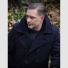 Tom hardy mobland black wool coat