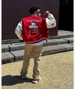 Travis Scott Cactus Jack x State Farm Letterman Jacket