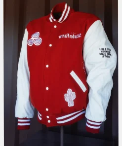 Travis Scott Cactus Jack x State Farm bomber Jacket