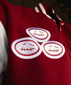 Travis-Scott-Cactus-Jack-State-Farm-Varsity-Maroon-Jacket