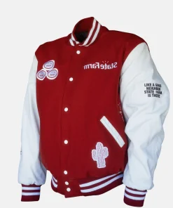 Travis Scott Cactus Jack x State Farm Varsity Jacket