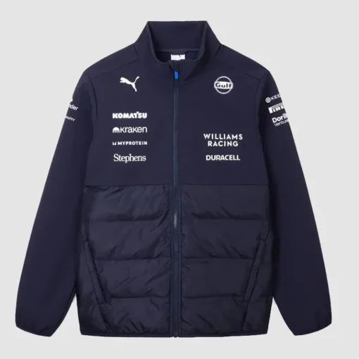 Unisex F1 2025 Team Hybrid Puma x William Racing Jacket Navy