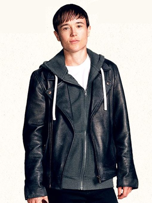 Viktor hargreeves the umbrella academy leather jacket 82643