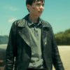Viktor hargreeves the umbrella academy leather jacket for men 12947