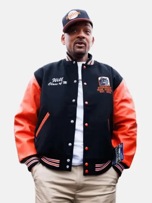 Will smith way philadelphia varsity jacket black