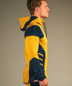 Wolverine yellow zip up hoodie