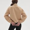 Women Kmart Sherpa Jacket Beige