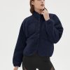 Women Kmart Sherpa Jacket Black