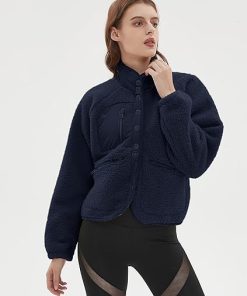 Women Kmart Sherpa Jacket Black
