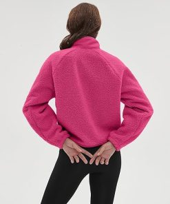 Women Kmart Sherpa Jacket Pink