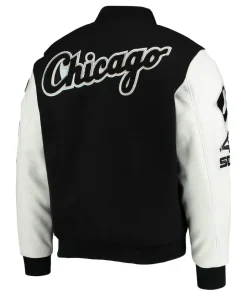 Chicago white sox varsity black and white jacket scaled 1